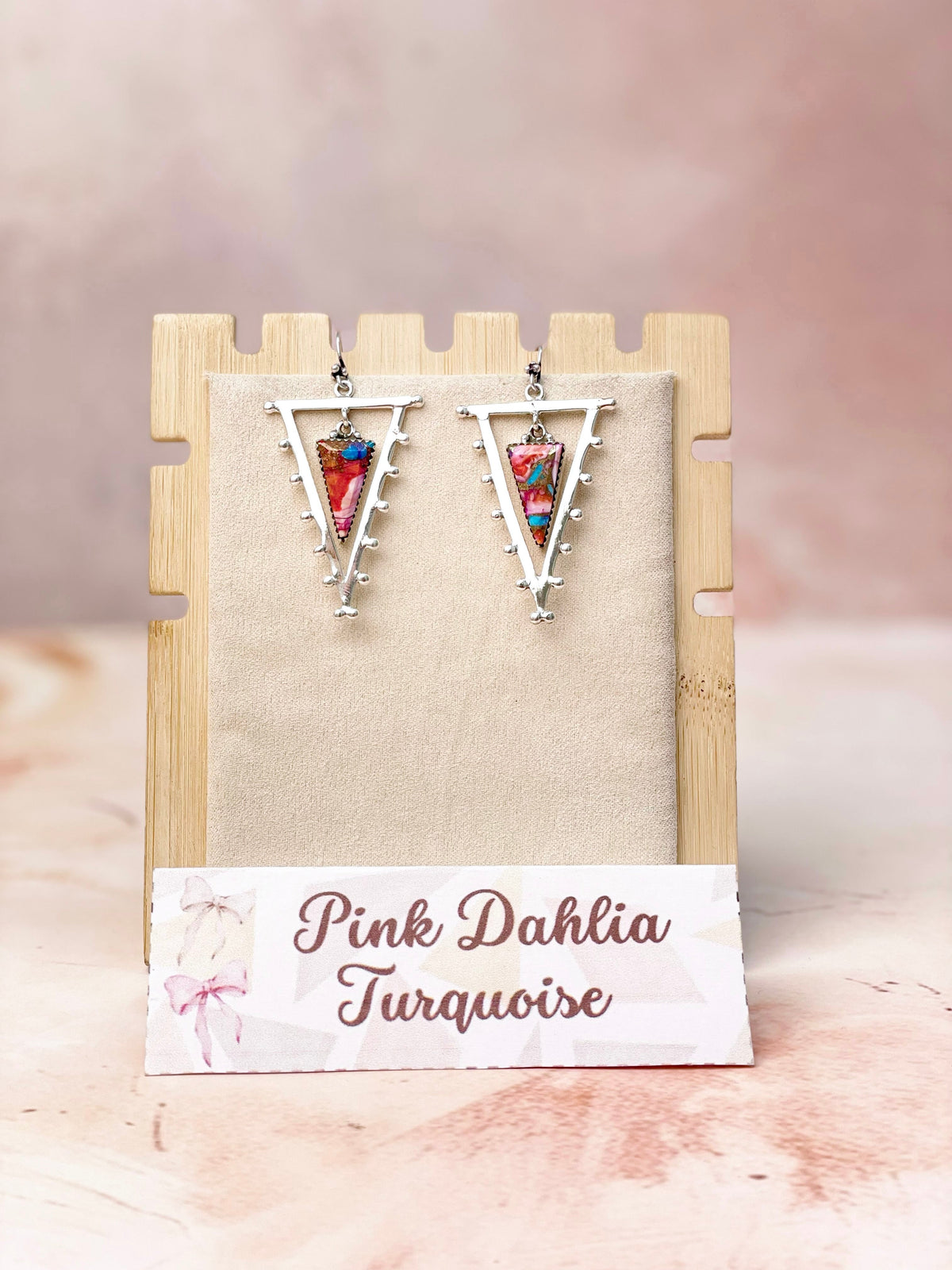 Tori's Bold Sterling Triad Stone Earrings | MADE TO ORDER-Earrings-Krush Kandy, Women's Online Fashion Boutique Located in Phoenix, Arizona (Scottsdale Area)