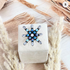 Winter's Opal Snowflake Stone Ring-Ring Sizers-Krush Kandy, Women's Online Fashion Boutique Located in Phoenix, Arizona (Scottsdale Area)