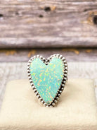 Long Heart Sterling Silver Ring MADE TO ORDER-Statement Rings-Krush Kandy, Women's Online Fashion Boutique Located in Phoenix, Arizona (Scottsdale Area)