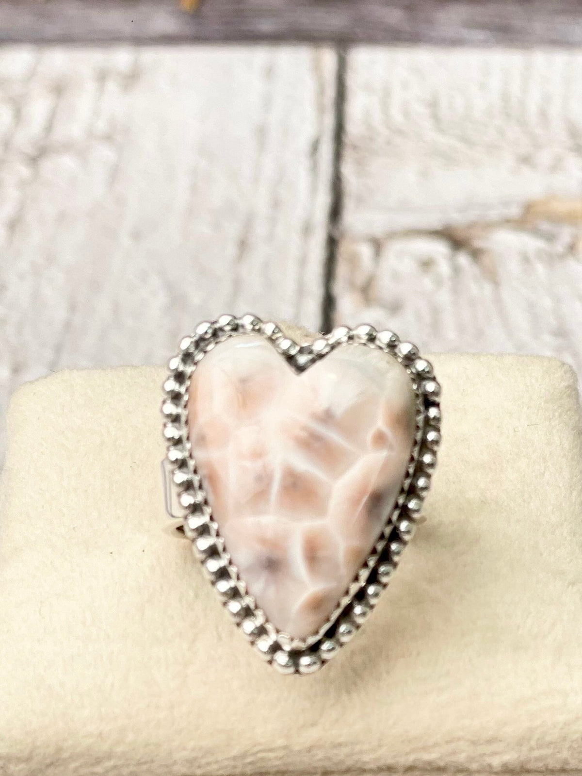 Long Heart Sterling Silver Ring MADE TO ORDER-Statement Rings-Krush Kandy, Women's Online Fashion Boutique Located in Phoenix, Arizona (Scottsdale Area)