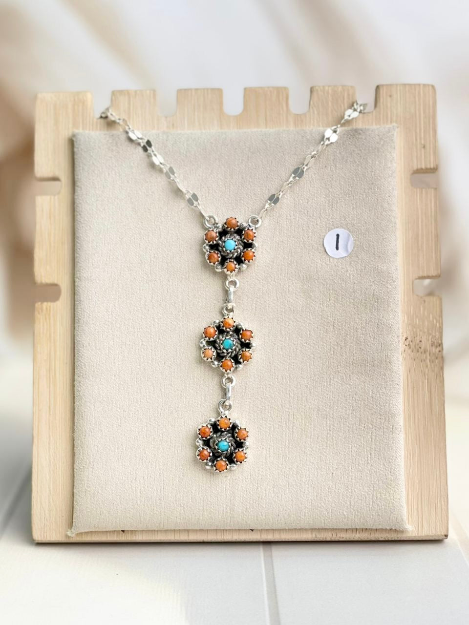3 Blooming Flowers Lariat Necklace-Necklaces-Krush Kandy, Women's Online Fashion Boutique Located in Phoenix, Arizona (Scottsdale Area)