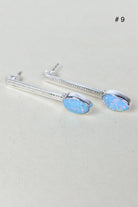 Silver Solitaire Bar Earrings-Drop Earrings-Krush Kandy, Women's Online Fashion Boutique Located in Phoenix, Arizona (Scottsdale Area)
