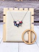 Half Queen Conch Flower Chain Pendants-Necklaces-Krush Kandy, Women's Online Fashion Boutique Located in Phoenix, Arizona (Scottsdale Area)