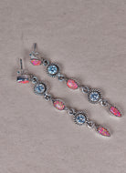 Triple Double Dangle Earrings-Drop Earrings-Krush Kandy, Women's Online Fashion Boutique Located in Phoenix, Arizona (Scottsdale Area)