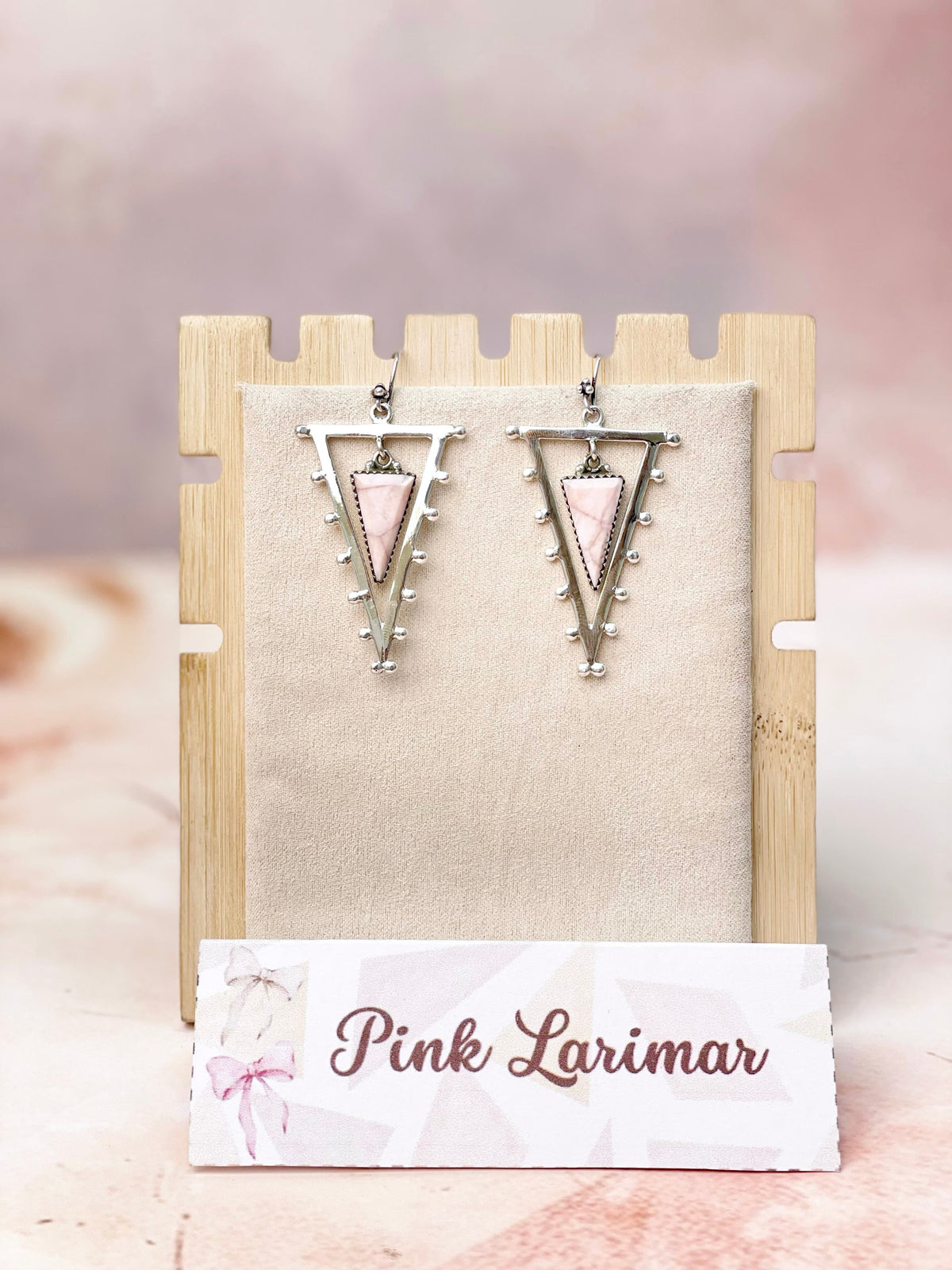 Tori's Bold Sterling Triad Stone Earrings | MADE TO ORDER-Earrings-Krush Kandy, Women's Online Fashion Boutique Located in Phoenix, Arizona (Scottsdale Area)