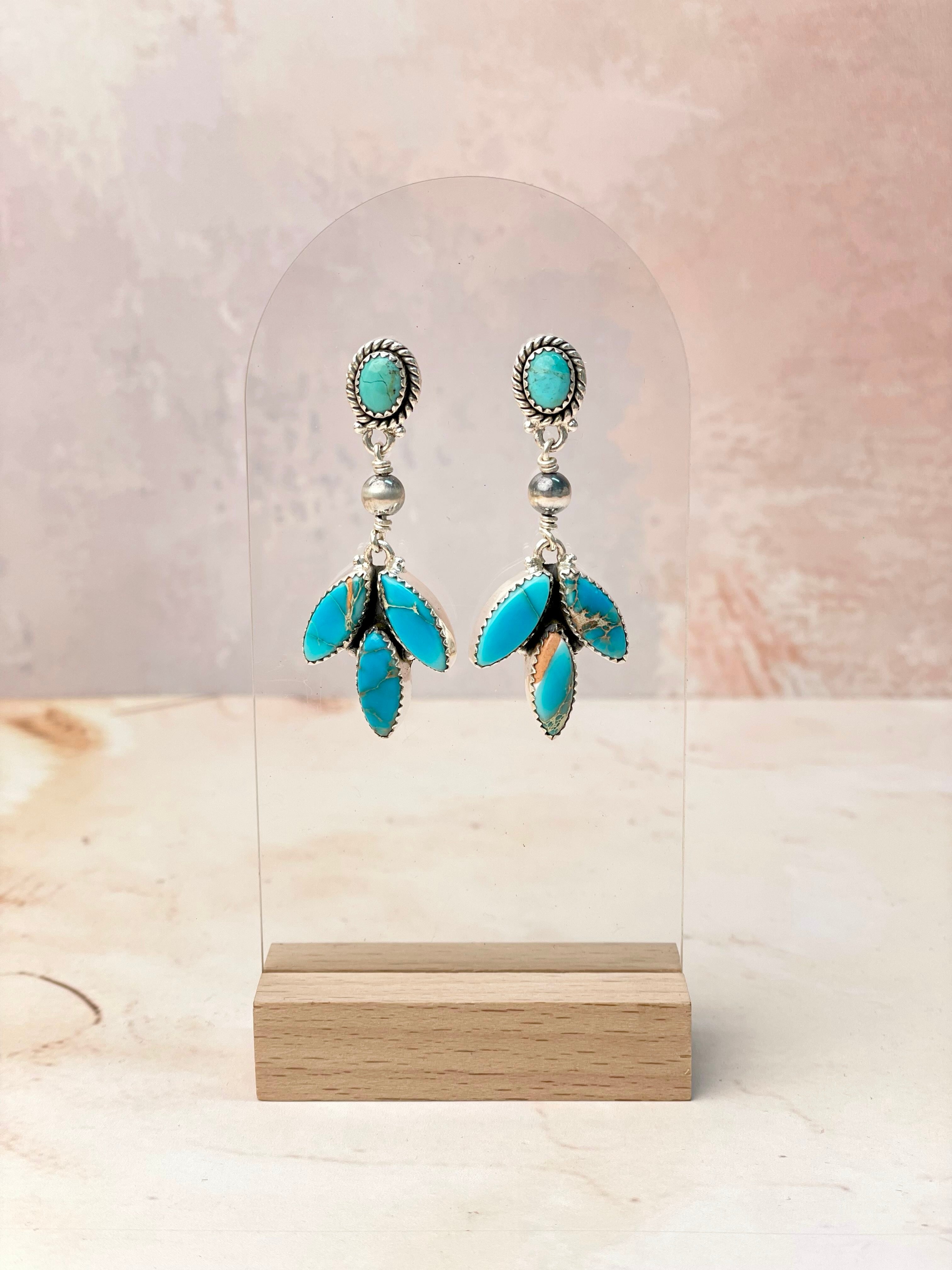 Desert Pearls and Petals Earrings-Earrings-Krush Kandy, Women's Online Fashion Boutique Located in Phoenix, Arizona (Scottsdale Area)