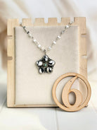 Blinging Chain Daisy Necklace-Necklaces-Krush Kandy, Women's Online Fashion Boutique Located in Phoenix, Arizona (Scottsdale Area)