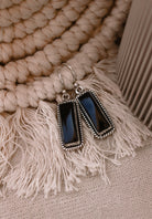Single Bar Stone Earrings-Drop Earrings-Krush Kandy, Women's Online Fashion Boutique Located in Phoenix, Arizona (Scottsdale Area)