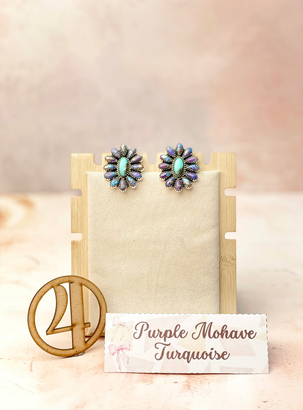 Kandy Blooming Stone Earrings-Earrings-Krush Kandy, Women's Online Fashion Boutique Located in Phoenix, Arizona (Scottsdale Area)