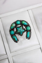 Horseshoe & Star Stone Cluster Ring-Cluster Rings-Krush Kandy, Women's Online Fashion Boutique Located in Phoenix, Arizona (Scottsdale Area)