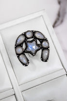 Horseshoe & Star Stone Cluster Ring-Cluster Rings-Krush Kandy, Women's Online Fashion Boutique Located in Phoenix, Arizona (Scottsdale Area)