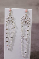 Stone Delight Chain Earrings-Stud Earrings-Krush Kandy, Women's Online Fashion Boutique Located in Phoenix, Arizona (Scottsdale Area)