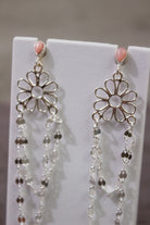 Stone Delight Chain Earrings-Stud Earrings-Krush Kandy, Women's Online Fashion Boutique Located in Phoenix, Arizona (Scottsdale Area)