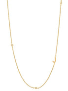 Cubic Zirconia Letter Minimalist Necklace-Necklaces-Krush Kandy, Women's Online Fashion Boutique Located in Phoenix, Arizona (Scottsdale Area)