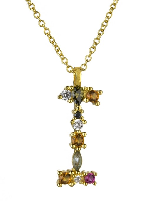 Dainty Initial Cubic Zirconia Necklace-Necklaces-Krush Kandy, Women's Online Fashion Boutique Located in Phoenix, Arizona (Scottsdale Area)