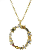 Dainty Initial Cubic Zirconia Necklace-Necklaces-Krush Kandy, Women's Online Fashion Boutique Located in Phoenix, Arizona (Scottsdale Area)