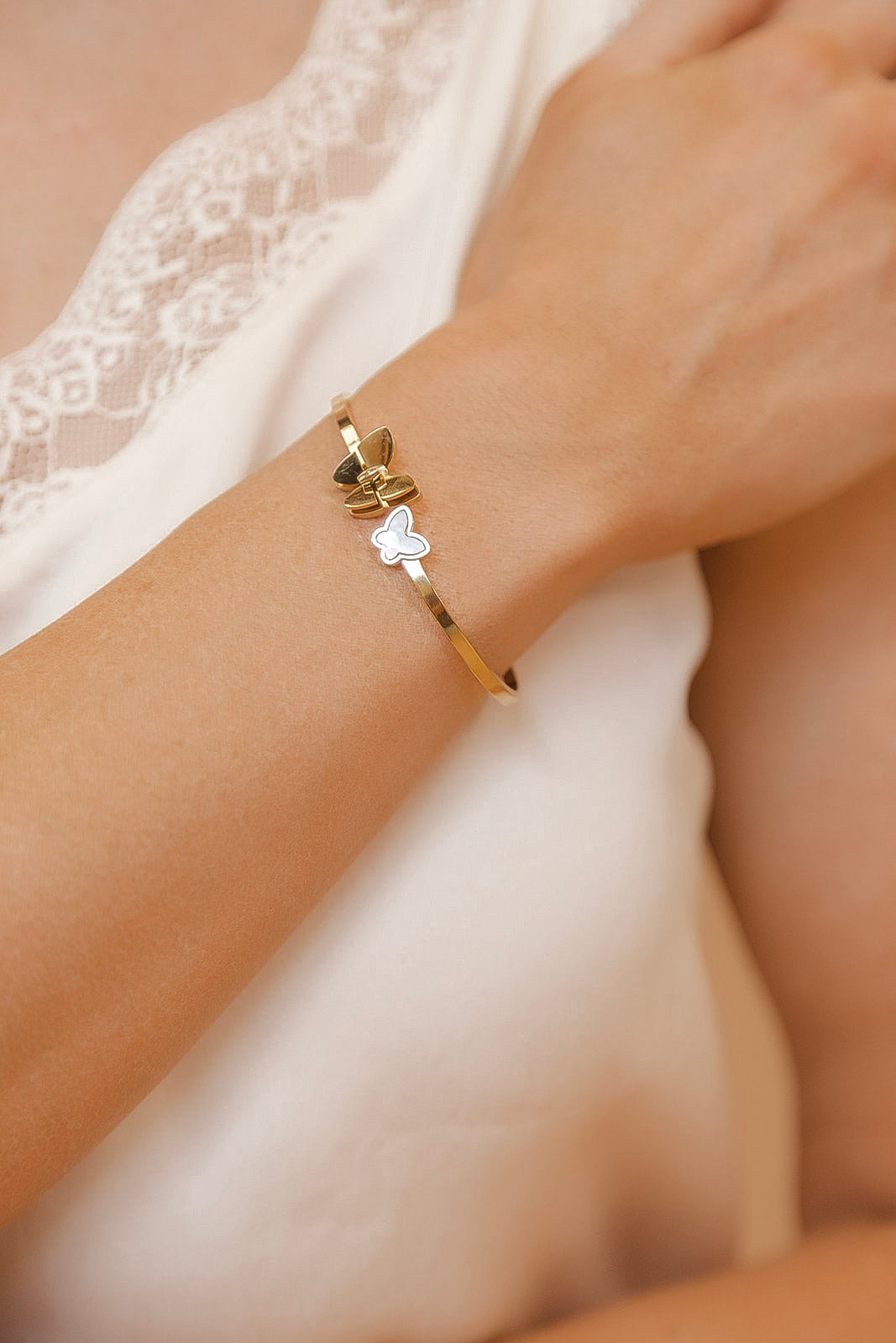 Butterfly Bangle PREORDER-Bracelets-Krush Kandy, Women's Online Fashion Boutique Located in Phoenix, Arizona (Scottsdale Area)
