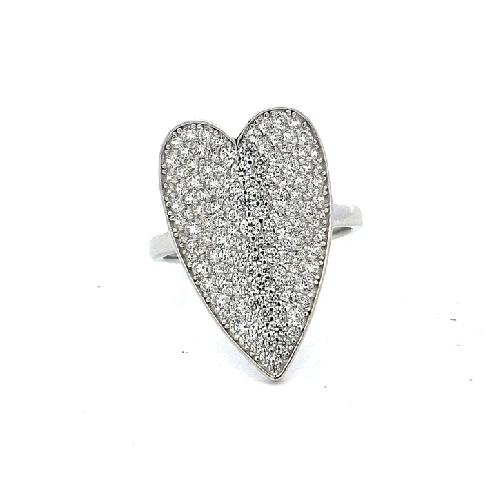 Dainty Long Heart Ring-Dainty Rings-Krush Kandy, Women's Online Fashion Boutique Located in Phoenix, Arizona (Scottsdale Area)