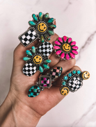 Put a Smile On Cluster Sterling Silver Stone Rings MADE TO ORDER-Bar Necklaces-Krush Kandy, Women's Online Fashion Boutique Located in Phoenix, Arizona (Scottsdale Area)