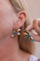 Half Cluster Earrings-Earrings-Krush Kandy, Women's Online Fashion Boutique Located in Phoenix, Arizona (Scottsdale Area)