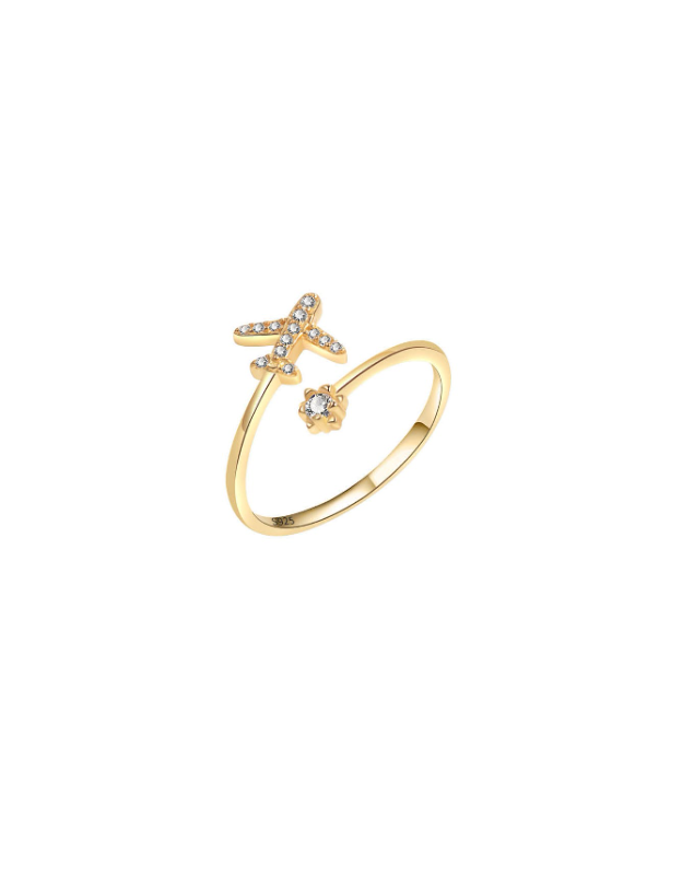 Catch Flights Not Feelings Crystal Ring-Jewelry-Krush Kandy, Women's Online Fashion Boutique Located in Phoenix, Arizona (Scottsdale Area)