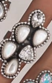 Kristyn's Cluster Crawler Stone Ring-Crawler Rings-Krush Kandy, Women's Online Fashion Boutique Located in Phoenix, Arizona (Scottsdale Area)