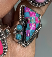 Multi Pink Kandy Colored Sterling Silver Rings | MADE TO ORDER-Statement Rings-Krush Kandy, Women's Online Fashion Boutique Located in Phoenix, Arizona (Scottsdale Area)