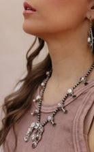 Horseshoe Blossom Desert Pearl Necklace MADE TO ORDER-Squash Blossom Necklaces-Krush Kandy, Women's Online Fashion Boutique Located in Phoenix, Arizona (Scottsdale Area)