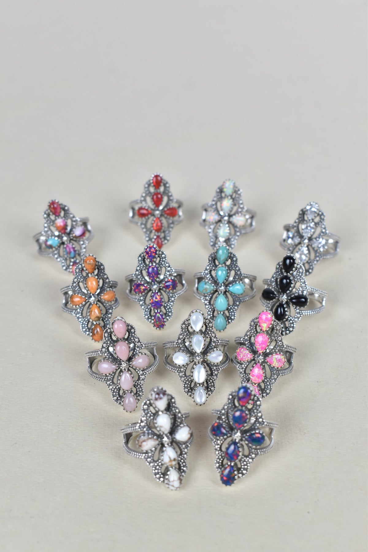 Victoria Sterling Silver Stone Crawler Ring-Crawler Rings-Krush Kandy, Women's Online Fashion Boutique Located in Phoenix, Arizona (Scottsdale Area)