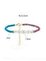 Natural Stone Geometric Vintage Beaded Necklace-Necklaces-Krush Kandy, Women's Online Fashion Boutique Located in Phoenix, Arizona (Scottsdale Area)