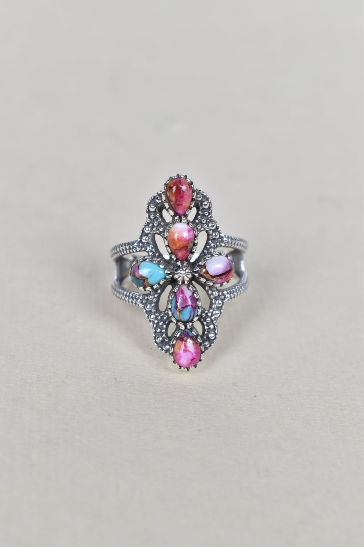Victoria Sterling Silver Stone Crawler Ring-Crawler Rings-Krush Kandy, Women's Online Fashion Boutique Located in Phoenix, Arizona (Scottsdale Area)
