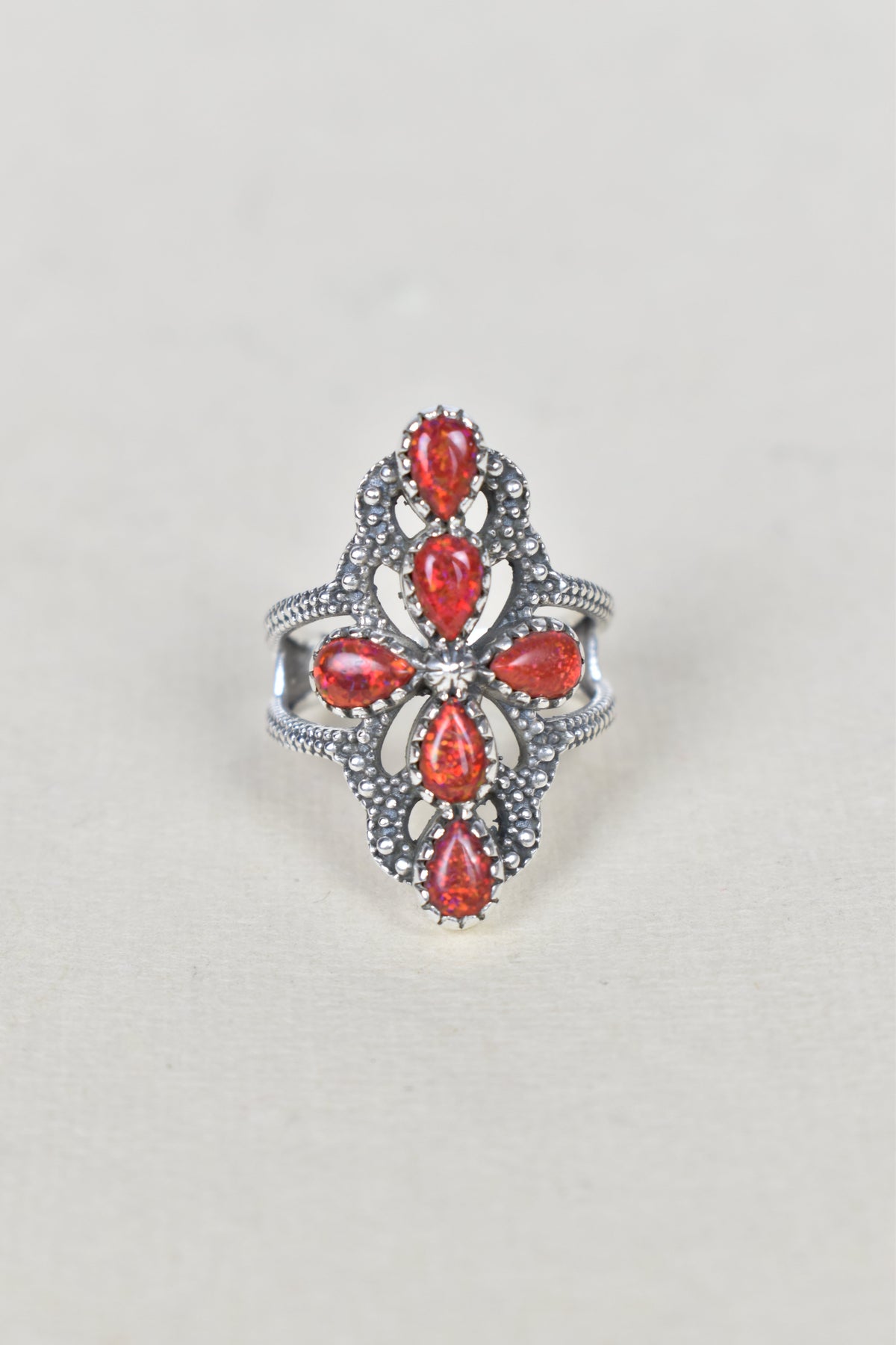 Victoria Sterling Silver Stone Crawler Ring-Crawler Rings-Krush Kandy, Women's Online Fashion Boutique Located in Phoenix, Arizona (Scottsdale Area)