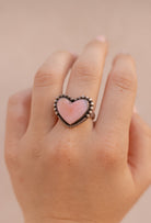 With All My Love Single Stone Heart Ring MADE TO ORDER-Statement Rings-Krush Kandy, Women's Online Fashion Boutique Located in Phoenix, Arizona (Scottsdale Area)