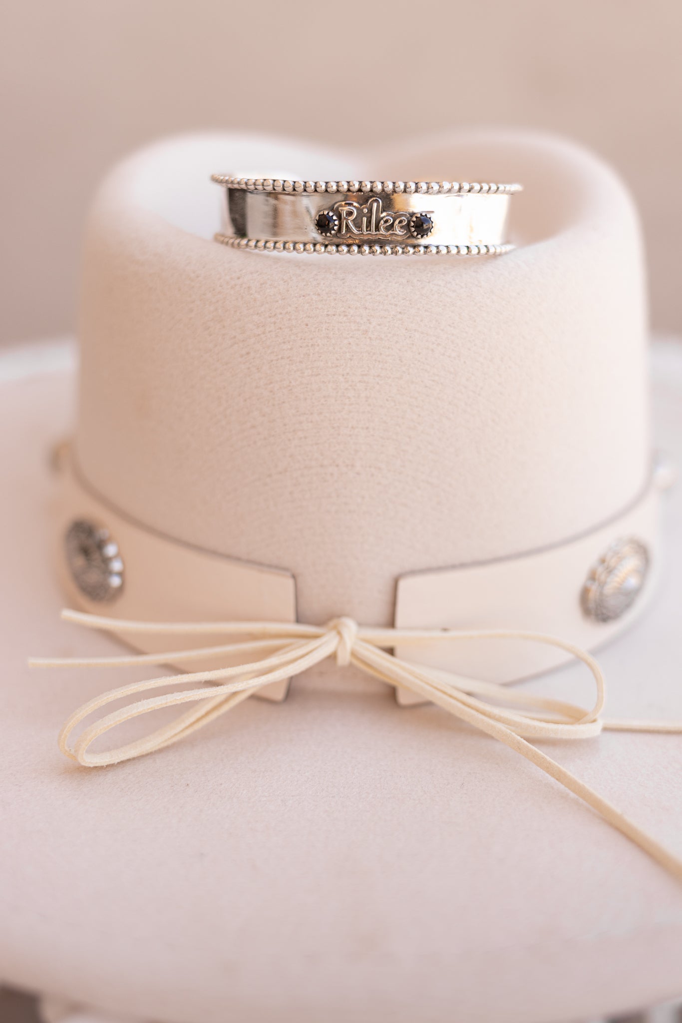 Name Blossom Stone Cuff | PREORDER-Cuffs-Krush Kandy, Women's Online Fashion Boutique Located in Phoenix, Arizona (Scottsdale Area)