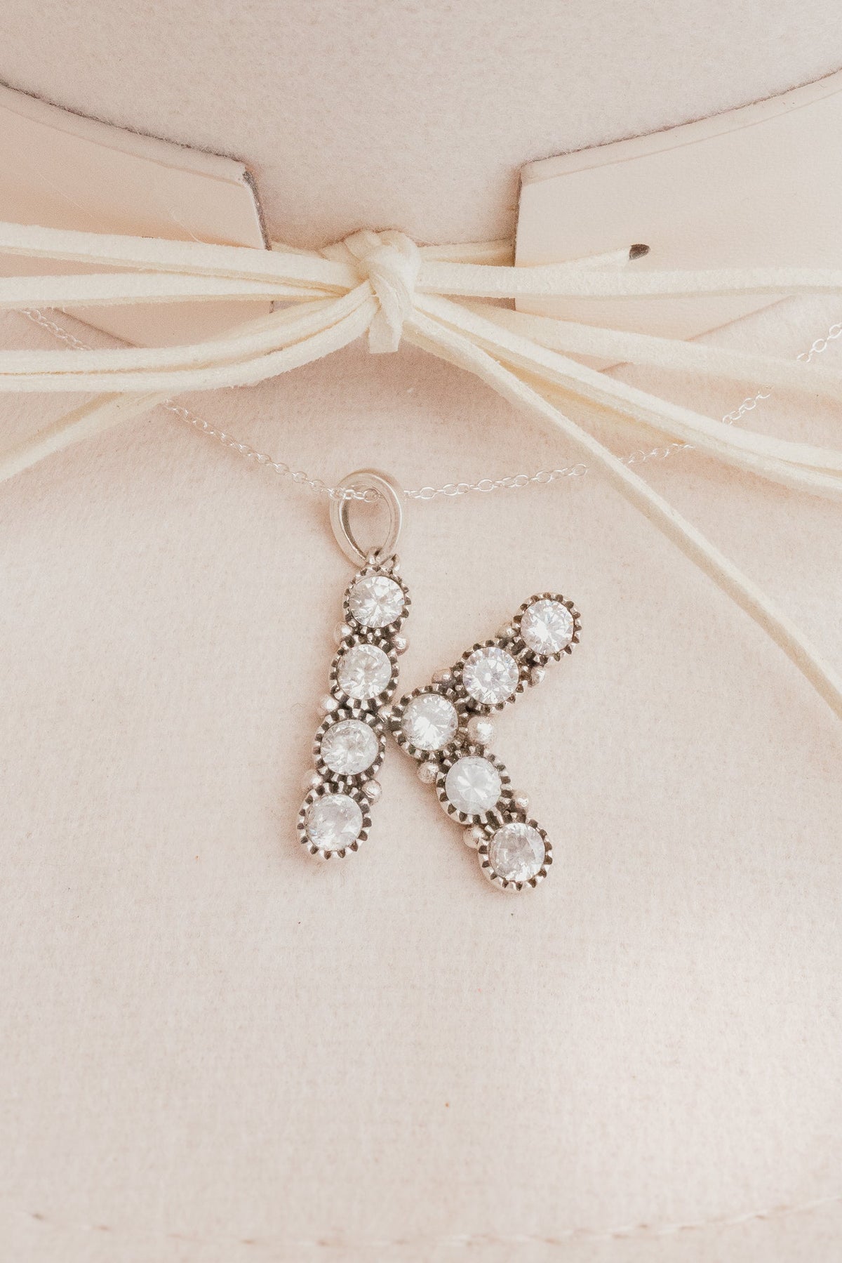 Sign Here Initial Stone Necklace Additional Stones PREORDER-Chain Necklaces-Krush Kandy, Women's Online Fashion Boutique Located in Phoenix, Arizona (Scottsdale Area)
